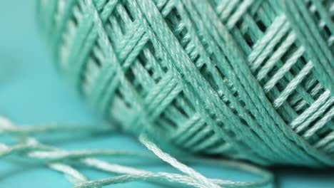Cotton-yarn-closeup.-blue-thread.-detail-textile
