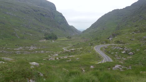 Road-Traversing-Narrow-Mountain-Pass-In-Killarney-National-Park