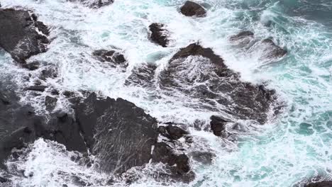 Footage-of-beautiful-blue-ocean-waves-crashing-the-rocky-shore-at-Loch-Ard-Gorge-12-Apostles-Coast-and-Hinterland-Port-Campbell