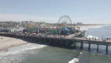 A-beautiful-day-in-sunny-Southern-California-as-people-enjoy-activities-on-the-Santa-Monica-Pier