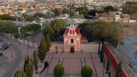 Pantheon-of-Illustrious-Queretanos,-Military-Cemetery-In-Santiago-de-Queretaro,-Mexico