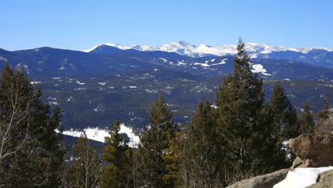 Remote-forest-area-of-Colorado-with-a-view-of-the-summit-of-Mount-Evans-and-the-wilderness-area-around-it