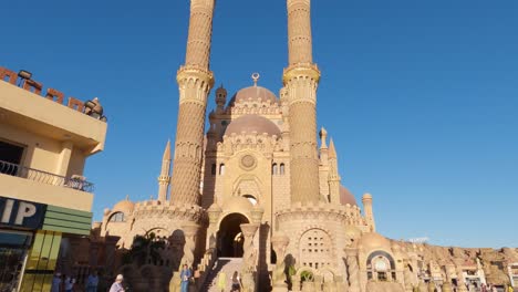 Al-Sahaba-Mosque,-Sharm-El-Sheikh-In-Egypt