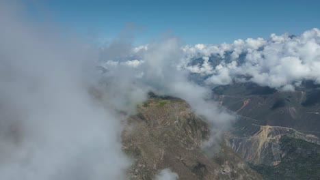 Drone-flight-in-the-Colca-Canyon-dawn-with-clouds
