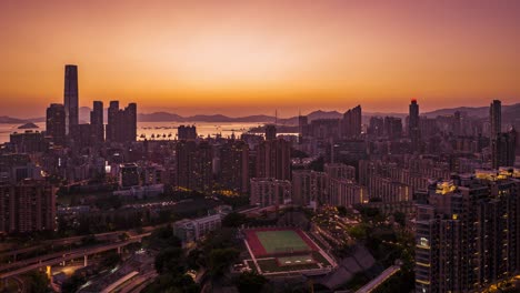 Hyperlapse-In-Hongkong-City-Am-Abend-Von-DJI-Mavic3