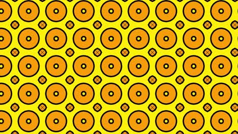 Abstract-geometric-seamless-circles-pattern-animation-scrolling-right