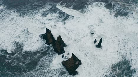 A-Drone-shot-of-the-high-waves-in-Iceland-in-the-winter