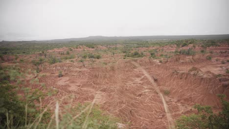 Panoramablick-Auf-Die-Karge-Landschaft-In-Der-Tatacoa-Wüste-In-Kolumbien