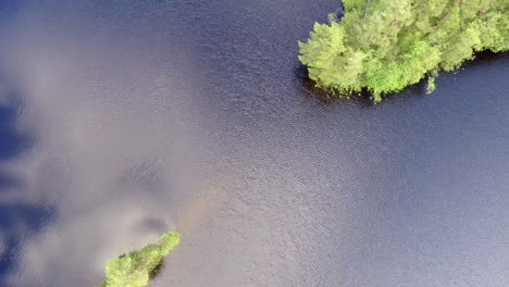Stunning-aerial-video-of-a-beautiful-lakescape-with-small-capes