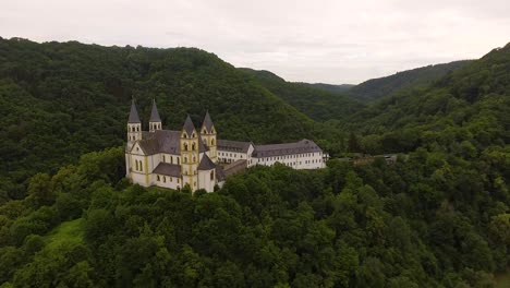Drone-Flight-above-German-Monastery