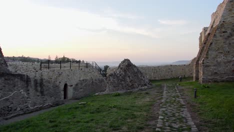 Inside-the-walls-of-the-fortress-of-Suceava
