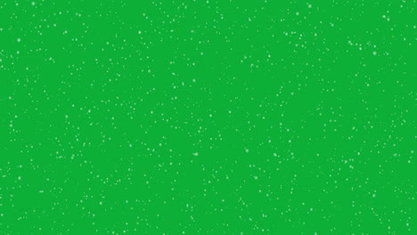 Schnee-Fallendes-Licht-Auf-Grünem-Bildschirm
