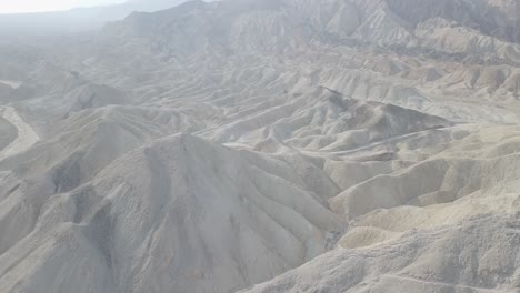 Aerial-Drone-Shot-of-Mountains-in-Desert-Death-Valley