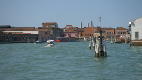 Paisaje-Urbano-Del-Gran-Canal,-Venecia,-Italia