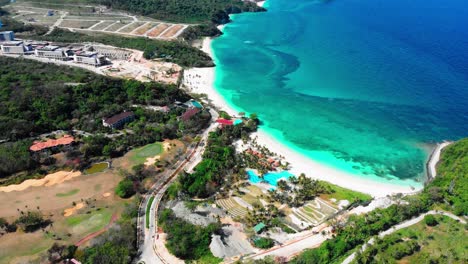 Luftaufnahme-Von-Ilig-Iligan-Beach,-Insel-Boracay,-Philippinen