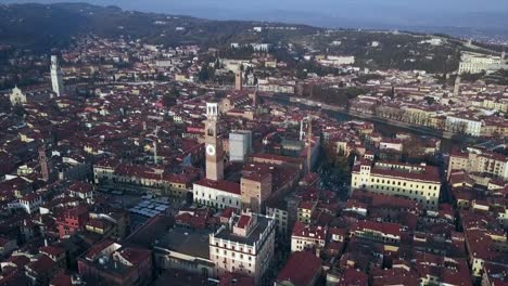 Aerial-view-of-Verona,-Italy