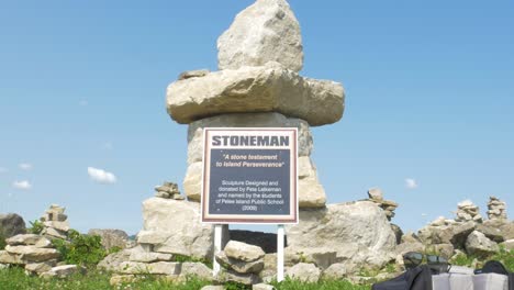Stoneman,-an-inuksuk-made-by-students-from-Pelee-Island-Public-School