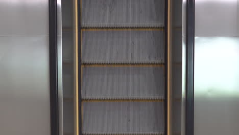 Top-down-view-of-an-empty-running-escalator