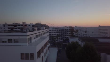 Sunset-video-pan-on-Rabat-during-the-month-of-Ramadan,-Morocco