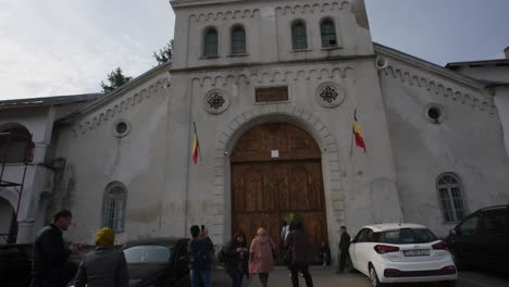 Kokosh-Monastery,-Romania-April-21,-2019