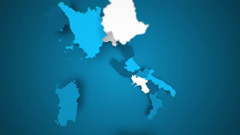 Motion-Graphics-Animierte-Karte-Von-Italien-Im-Bild-–-Blau