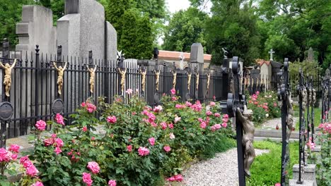 Vysehrad-Friedhof,-Prag,-Tschechische-Republik