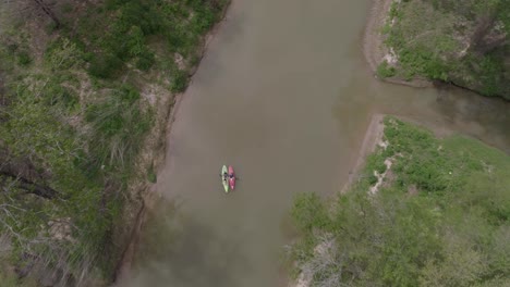 This-video-is-about-an-aerial-of-the-Buffalo-Bayou-in-Houston,-Texas