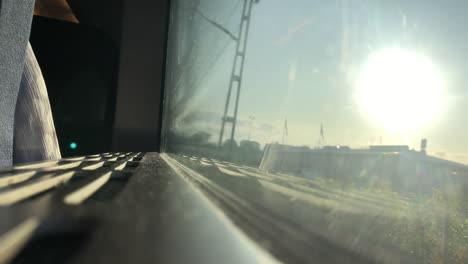 low-angle-shot-from-inside-a-moving-train
