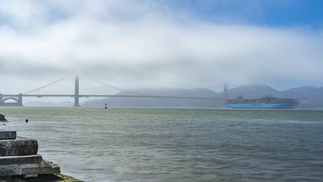 Lapso-De-Tiempo:-ángulo-2-Del-Puente-Golden-Gate-De-San-Francisco