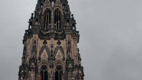 Aug-2020,-Hamburg,-Germany:-view-of-the-tower-of-St