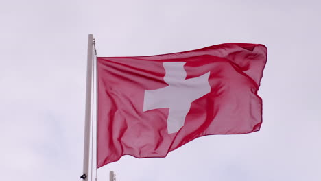 Swiss-flag-at-slow-motion