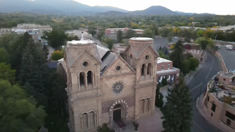 Rotating-upper-drone-view-of-The-Cathedral-Bascilia-of-St