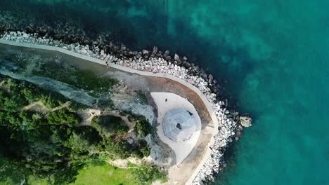 Aerial-view-of-lighthouse.Antalya---Kemer
