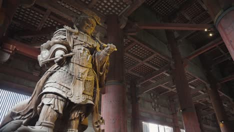 Nio-Wrathful-Guardians-of-Buddha-at-Todaiji-Temple,-Nara,-Japan