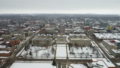Aerial-View-of-Old-Capitol-Museum-at-The-University-of-Iowa