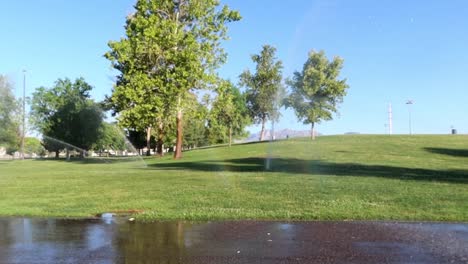 Morning-sprinklers-at-the-local-park