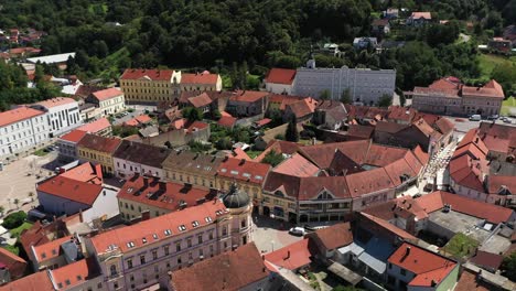 Aerial-View-Of-Municipal-Court-With-Church-Of-St