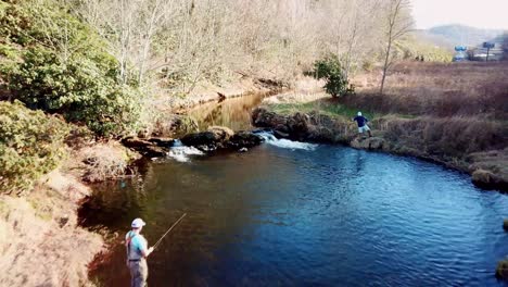 aerial-pullout-of-fishing-along-the-new-river-between-boone-and-blowing-rock-nc,-north-carolina