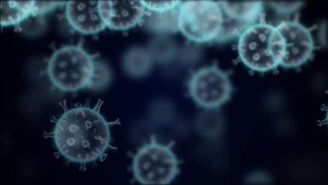 Coronavirus-Covid-19-Zell-Sameless-Schleife-Für-Bewegungsgrafik,-VFX,-Film,-Werbung-Oder-Animation
