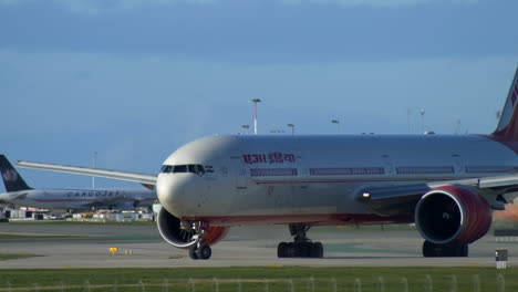 An-Air-India-Boeing-777-preparing-for-takeoff-at-Vancouver-Airport
