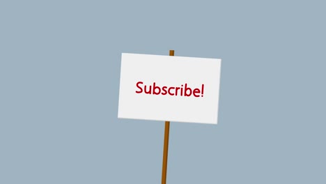 Youtube-style-Subscribe-banner-sign-placard