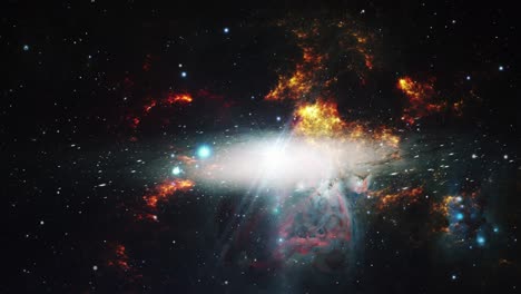 Galaxia,-Animación-De-La-Vía-Láctea-En-El-Espacio