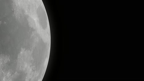 Close-up-view-from-a-satellite-that-is-approaching-the-Earth-moon