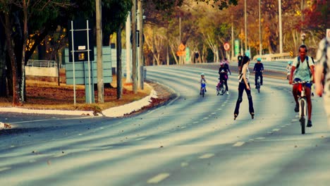 Locals-riding-down-the-Eixo-monumental-multi-lane-road-in-Brasilia