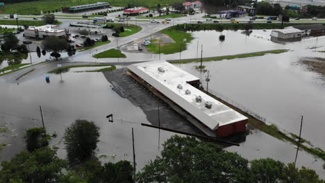 Aufnahmen-Von-Flussüberschwemmungen-Vom-Hurrikan-Florence-In-North-Carolina