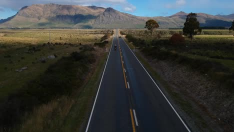 Neuseeland-drohnenaufnahme-Der-Straße