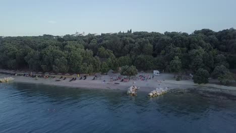 Colorgraded-drone-footage-over-croatia-beaches-and-seas