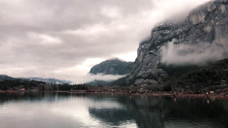 Water-reflections-of-mountain-Stawamus-Chief-in-Squamish