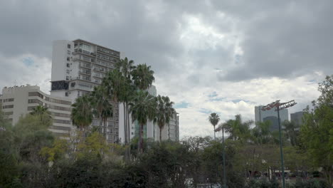Time-lapse-shot-in-Guadalajara,-Mexico-on-an-overcast-day