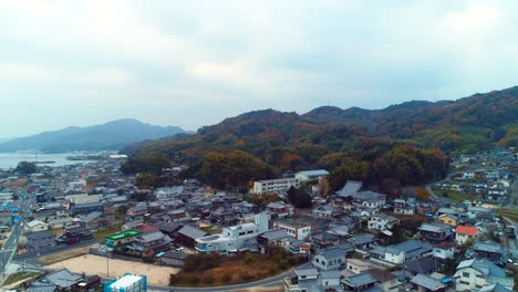 Filmische-Japanische-Landschaft,-Aufgenommen-Von-Dji-Phantom4pro-In-Hiroshima